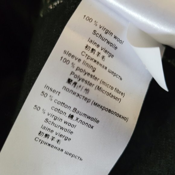 Marc Cain Hooded Virgin Wool Bomber Jacket US 8 - Picture 15 of 16